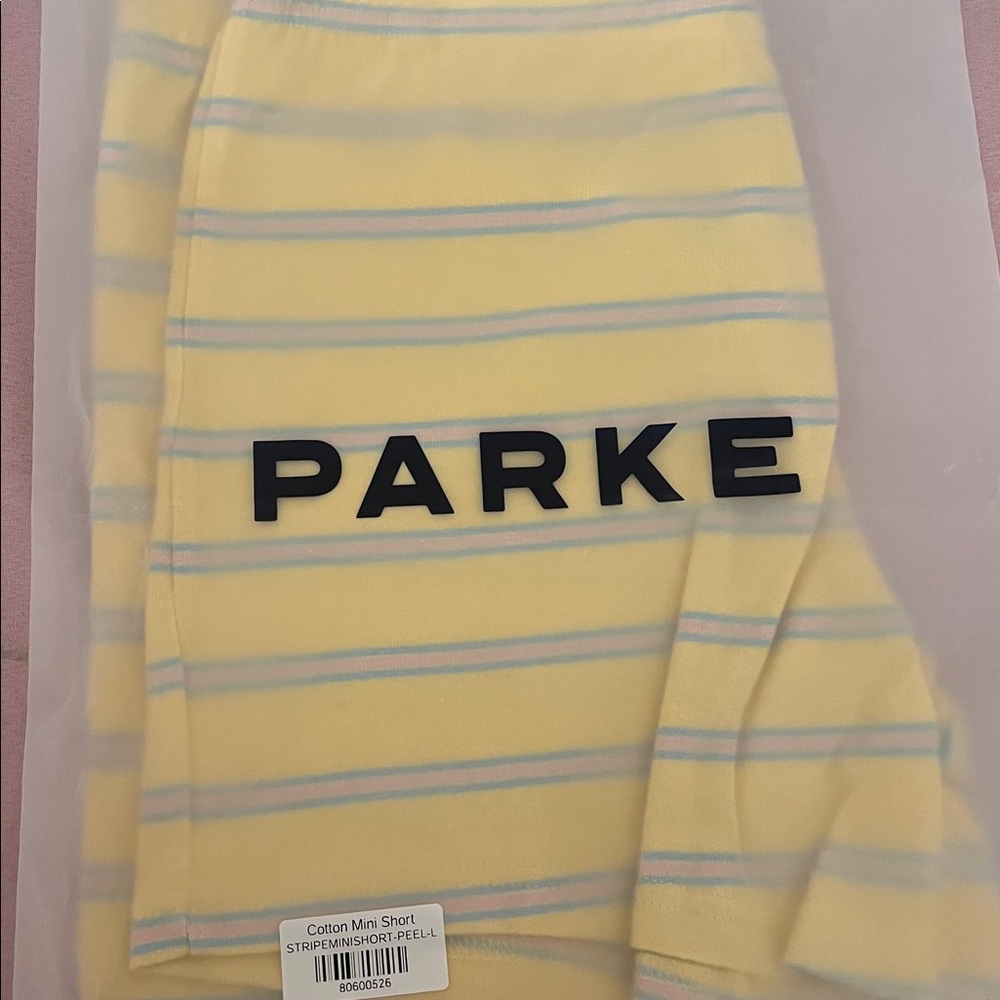 Parke Birthday Stripes Cotton Shorts Size Large - Picture 2 of 11